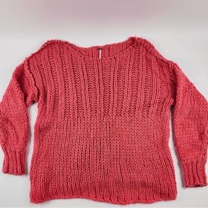 Free People Be There Chunky Knit Oversized Sweater